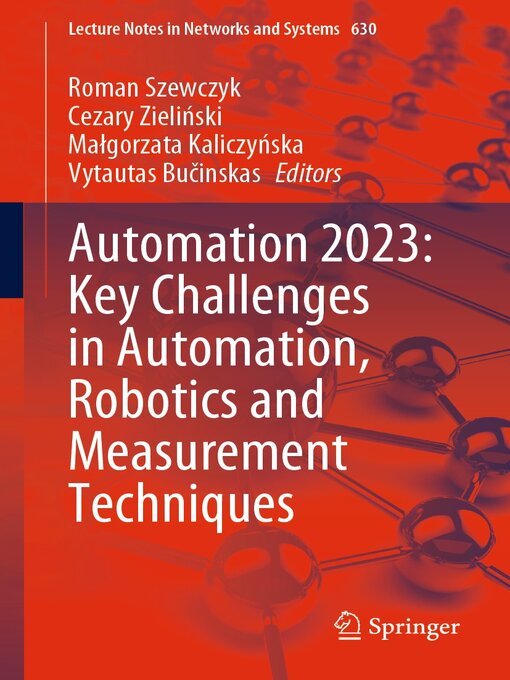 Title details for Automation 2023 by Roman Szewczyk - Available